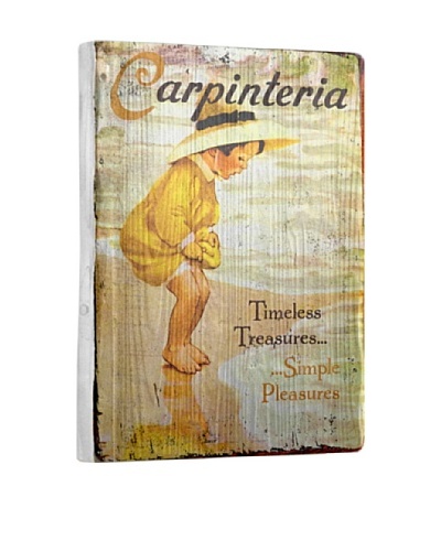 Artehouse Simple Pleasures-Carpinteria Reclaimed Wood Sign