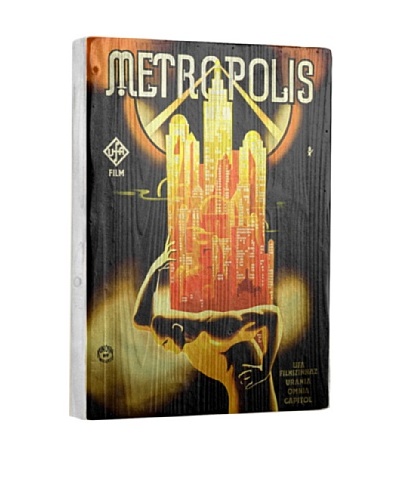 Artehouse Metropolis Reclaimed Wood Sign