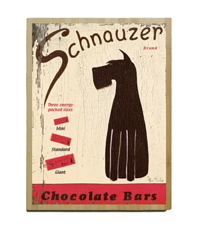 Artehouse Schnauzer Bamboo Wood Sign, 24 x 18