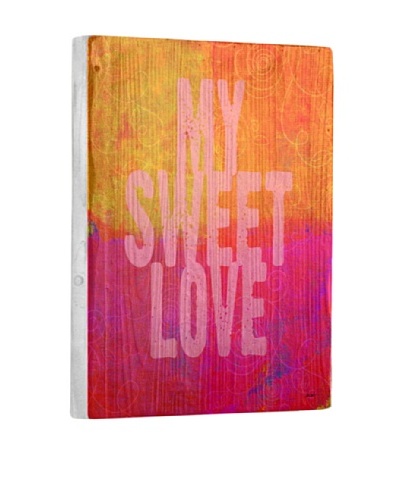 Lisa Weedn My Sweet Love Reclaimed Finished Wood Portrait