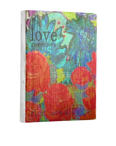 Lisa Weedn Love Sweet Love Reclaimed Finished Wood Portrait