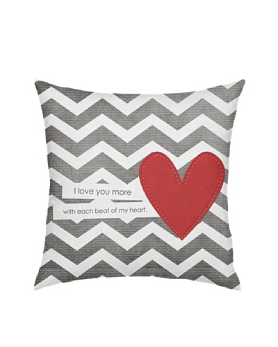 ArteHouse I Love You More Pillow