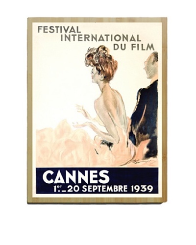 Artehouse Cannes Festival Bamboo Wood Sign