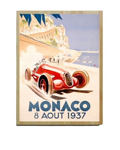 Artehouse Monaco Bamboo Wood Sign