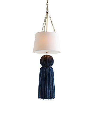 Arteriors Home Tassel Pendant, Dark Blue