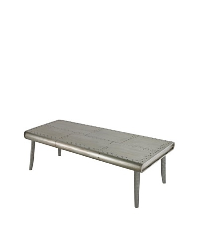 Artistic Sherborn Coffee Table, Aluminum