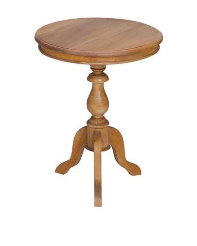 Artistic Maesley Mahogany Accent Table, Natural