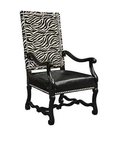 Artistic Wallace Chair, Ebony/White