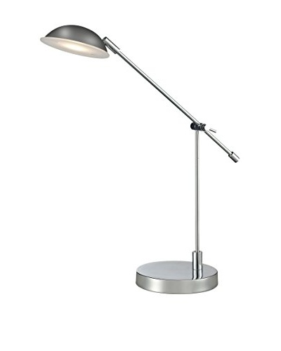 Artistic Lighting 5W LED Round Desk Lamp, Chrome