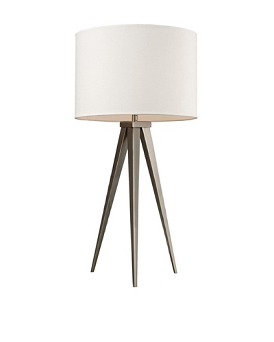 Artistic Lighting Salford Table Lamp, Satin Nickel