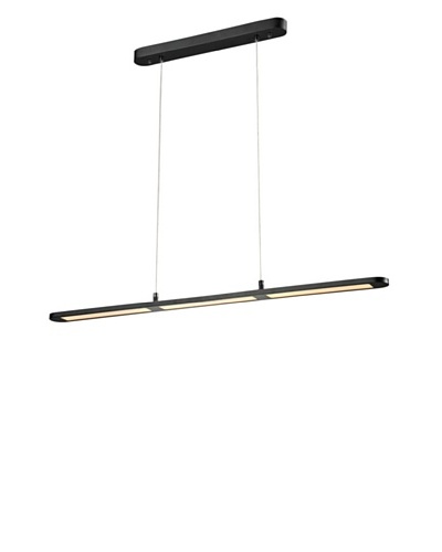 Artistic Lighting Lino Collection LED Chandelier, Matte Black