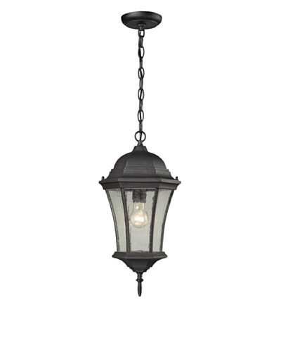 Artistic Lighting Wellington Park Outdoor Hanging Light, Weathered Charcoal