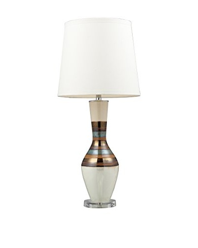 Artistic Lighting Lamoine Ceramic Table Lamp, New Bali