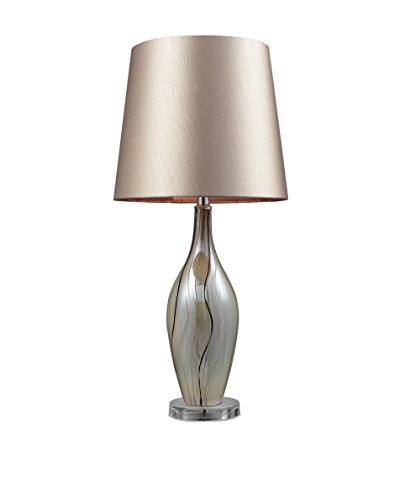 Artistic Lighting Etna Ceramic Table Lamp, Painted Ribbon