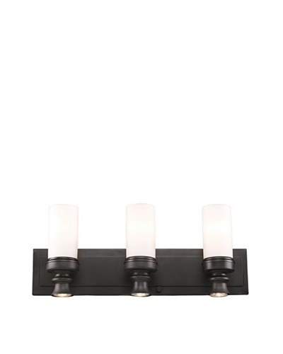 Artistic Lighting Newfield 3+3 Light Vanity, Oiled Bronze