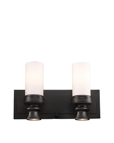 Artistic Lighting Newfield 2+2 Light Vanity, Oiled Bronze