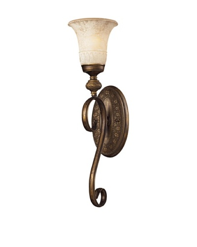 Artistic Lighting Briarcliff 1-Light Wall Sconce, Weathered Umber