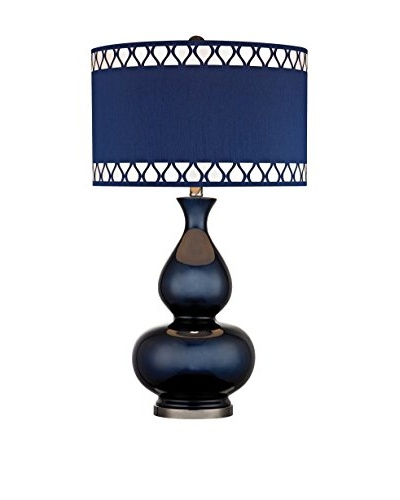 Artistic Lighting Navy Blue Gourd Lamp