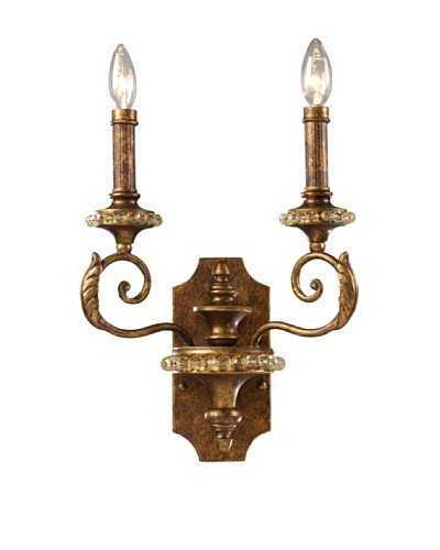 Artistic Lighting Montavilla 2-Light Sconce, Spanish Bronze