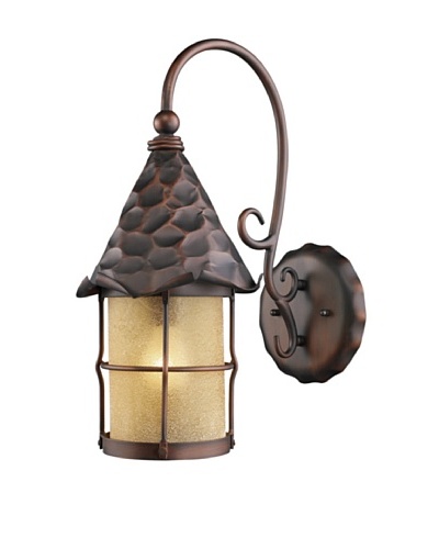 Artistic Lighting Rustica 1 Light 19 Outdoor Sconce, Antique Copper