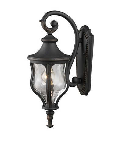 Artistic Lighting Grand Aisle Outdoor Sconce, Weathered Charcoal