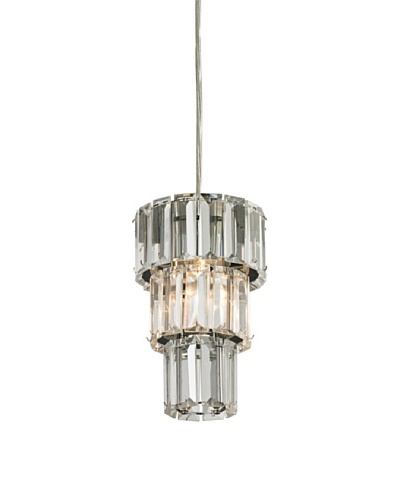 Artistic Lighting Cynthia Collection 1-Light Mini-Pendant, Polished Chrome