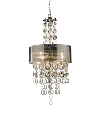 Artistic Lighting Parisienne 3-Light Pendant, Silver Leaf