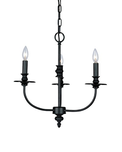 Artistic Lighting Hartford 3-Light Chandelier, Oil Rubbed