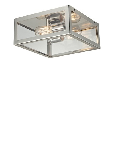 Artistic Lighting Parameters 2-Light Semi-Flush, Polished Chrome