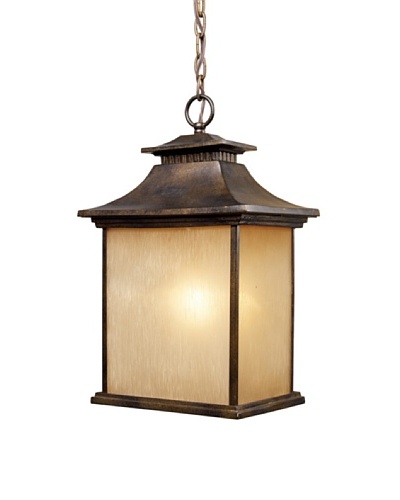 Artistic Lighting San Gabriel 1-Light Outdoor Pendant, Hazelnut BronzeAs You See