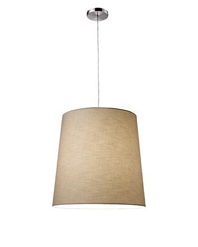 Artistic Lighting Couture 1-Light Pendant, Polished Chrome