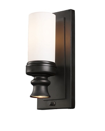 Artistic Lighting Newfield 1+1 Light Sconce, Oiled Bronze