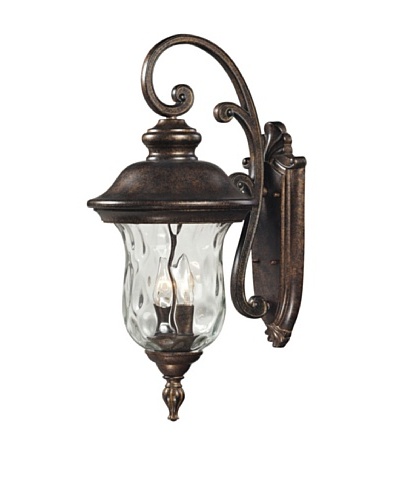 Artistic Lighting Lafayette Outdoor Wall Sconce, Regal Bronze