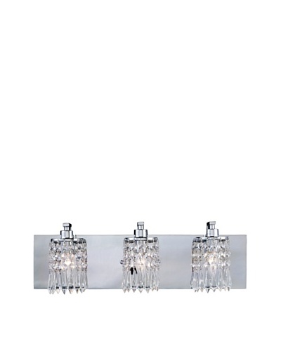 Artistic Lighting Optix 3-Light Vanity, Polished Chrome