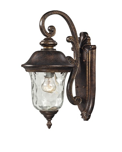 Artistic Lighting Lafayette Outdoor Wall Sconce, Regal Bronze