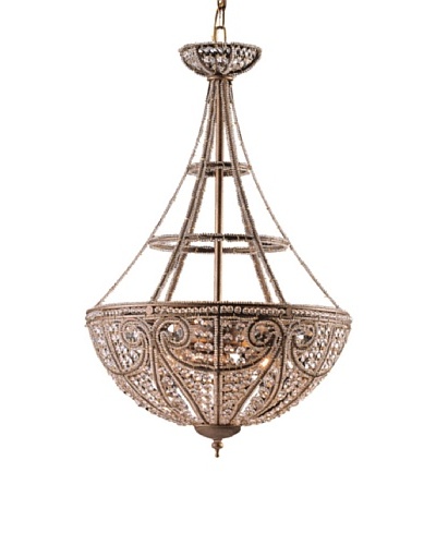 Artistic Lighting Elizabethan 4-Light Pendant Ceiling Fixture, Dark Bronze