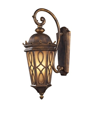 Artistic Lighting Burlington Junction 3-Light Outdoor Sconce, Hazelnut Bronze