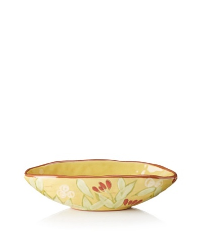 Artland Margaux Dip Bowl, Mustard/Rust, 12-Oz.