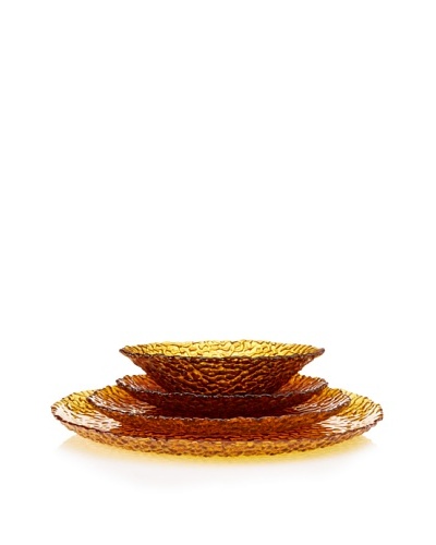 Artland Dapple 4-Piece Place Setting, Amber