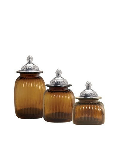 Artland Set of 3 Mayfair Lidded Canisters