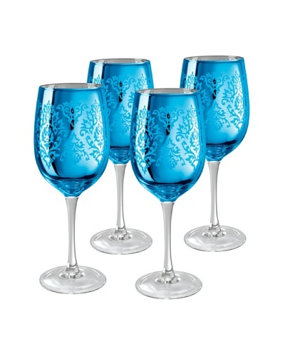 Artland Set of 4 Brocade 15-Oz. Wine Glasses