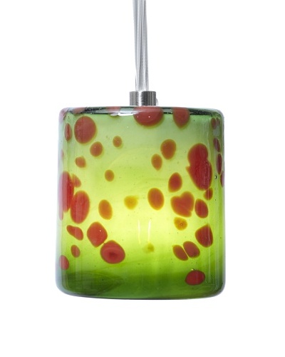 Arttex Spring Pendant, Green/Red