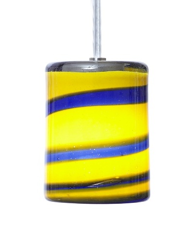 Arttex Spring Pendant, Blue/Yellow