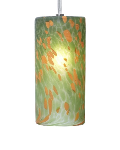 Arttex Spring Pendant, Green/Orange