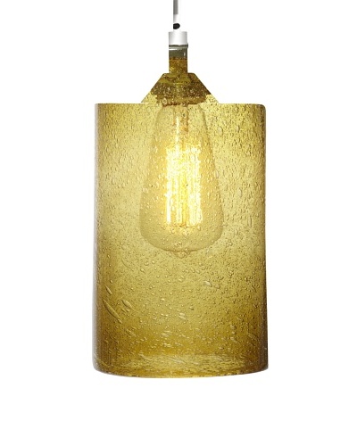 Arttex Wide Cylinder Pendant, Gold