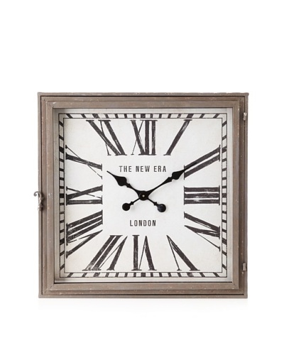 Arty Clock Square Grey/Black/White 26.5 x 26.5As You See