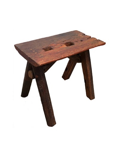 Asian Art Imports Teakwood Stool