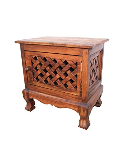 Asian Art Imports Carved Lace Cabinet