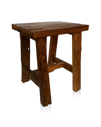 Asian Art Imports Teakwood Stool