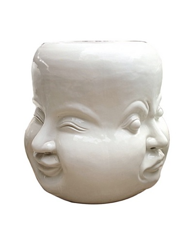 Asian Art Imports Four Faces Stool